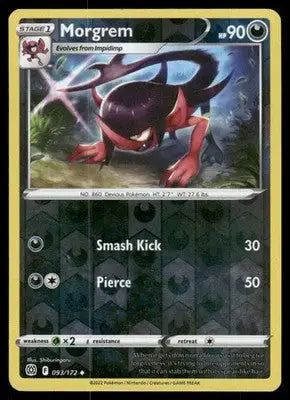 Pokemon Morgrem #93/172 2022 Silver Tempest - Pokémon Card Single