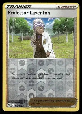 Pokemon Professor Laventon #162/195 2022 Silver Tempest - Pokémon Card Single