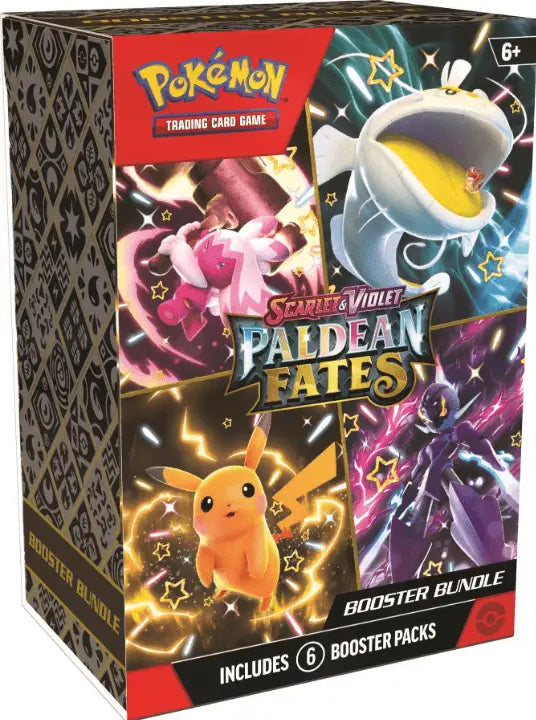 Pokemon Scarlet & Violet Paldean Fates Booster Bundle - Trading Card Boxes