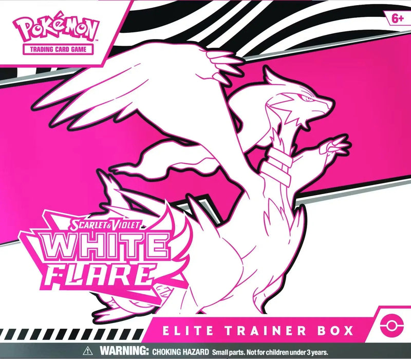 Pokémon Scarlet & Violet: White Flare Elite Trainer 10-Box Sealed CASE | Columbia Sports Cards & More - Pokémon Card Box