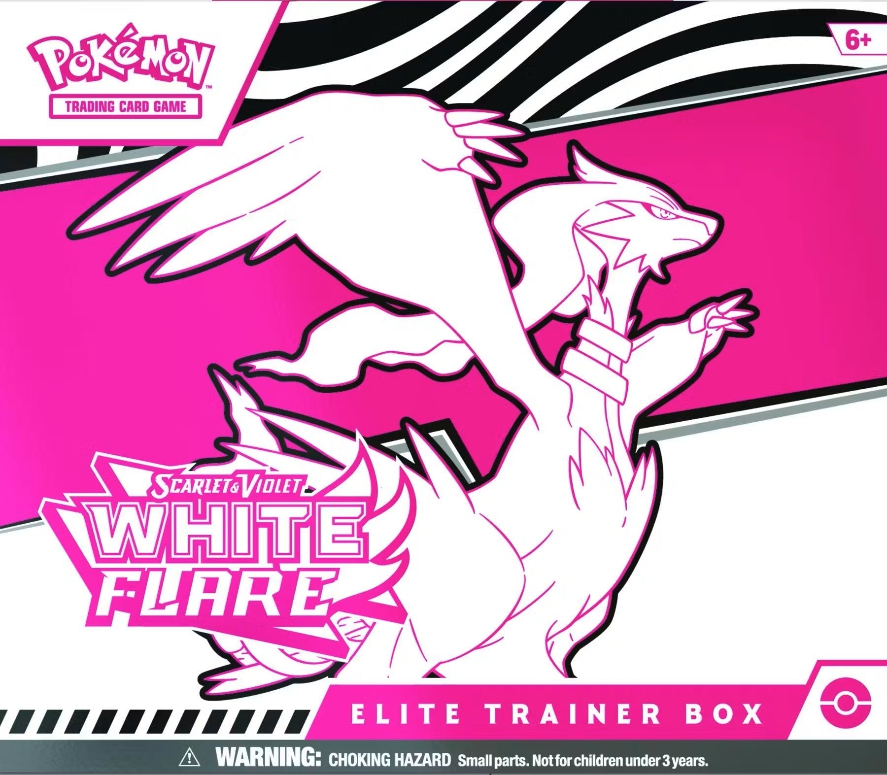 Pokémon Scarlet & Violet: White Flare Elite Trainer Box with Tornadus promo and 9 booster packs – Columbia Sports Cards & More