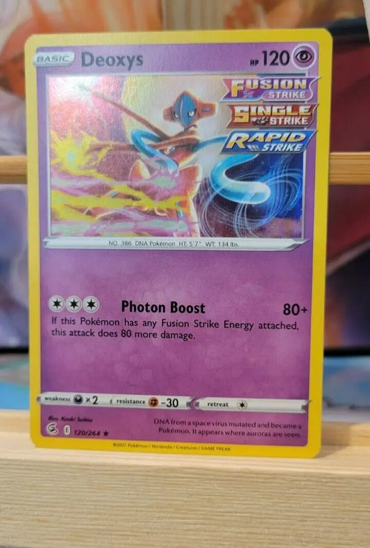Deoxys Pokémon TCG card 120/264 for collectors and fans of Pokemon Trading Card Game