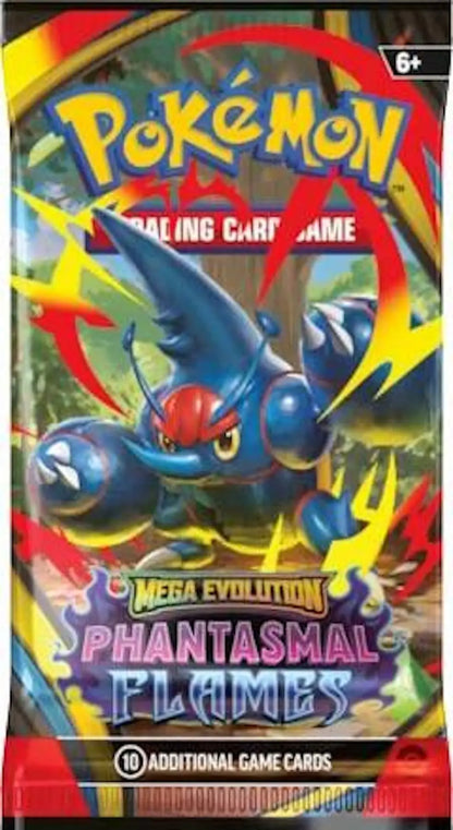Pokémon TCG: Mega Evolution – Phantasmal Flames Booster Box (Presell) - Sports Card Hobby Boxes