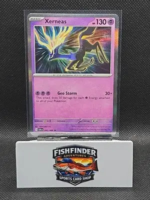 Pokemon Xerneas 042/086 Chaos Rising Rare Holo Basic 130 HP English 2014 - Pokémon Card Single