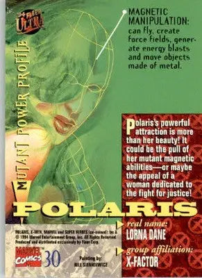 Polaris - 1994 Ultra X-Men - #30 - Non_sport - Non-Sports Card Single