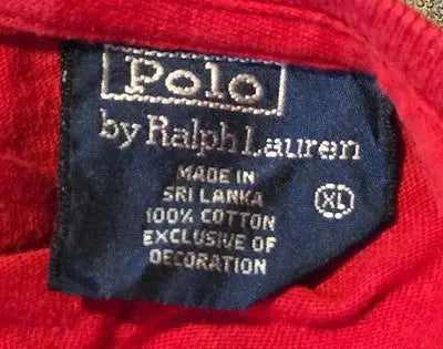 Polo Ralph Lauren Shirt Men’s XL Red Short Sleeve Crewneck Embroidered Pony Tee - Apparel