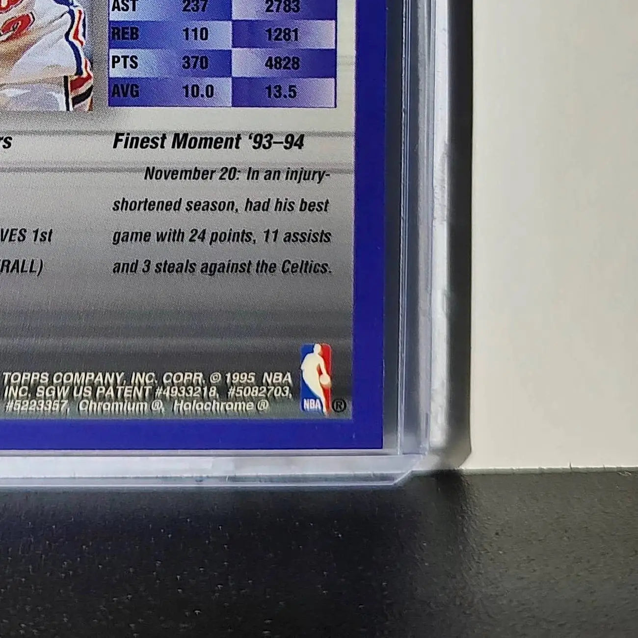 Pooh Richardson 1994-95 Topps Finest #312 Basketball Card