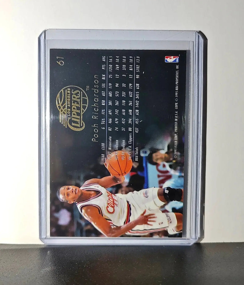 Pooh Richardson 1995-96 Flair NBA #61 Card Los Angeles Clippers