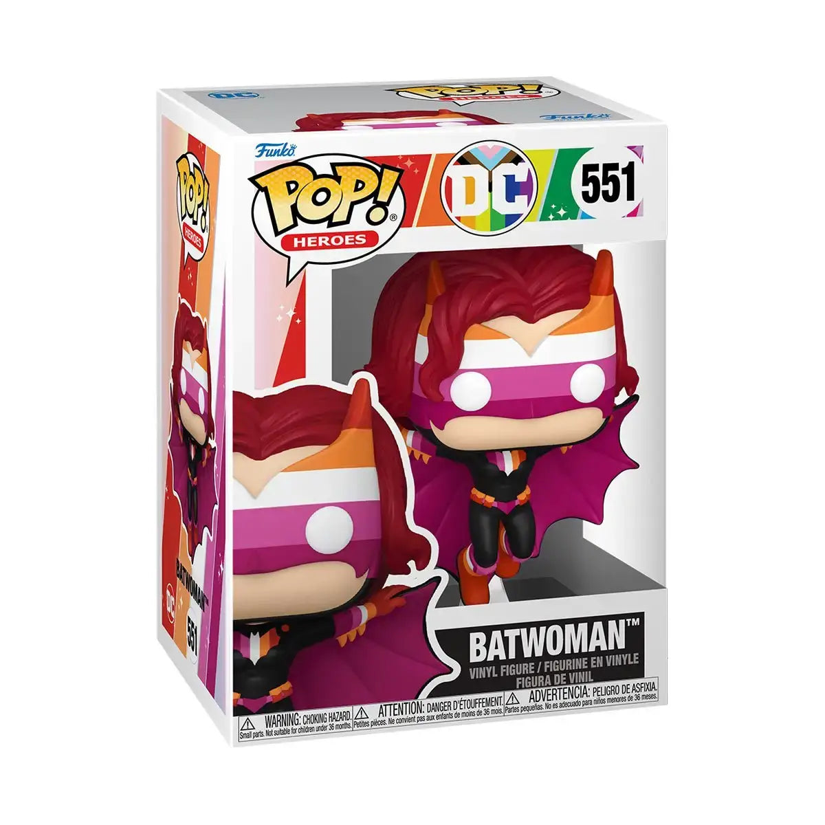 Pop Heroes DC Pride 2025 Batwoman Vinyl Figure - Funko Pop