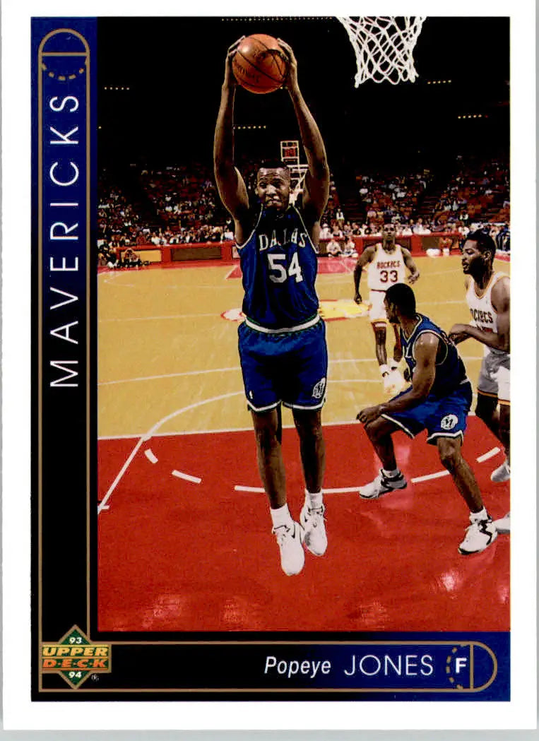 Popeye Jones - 1993-94 Upper Deck - #420 - RC Basketball - Basketball Card Single