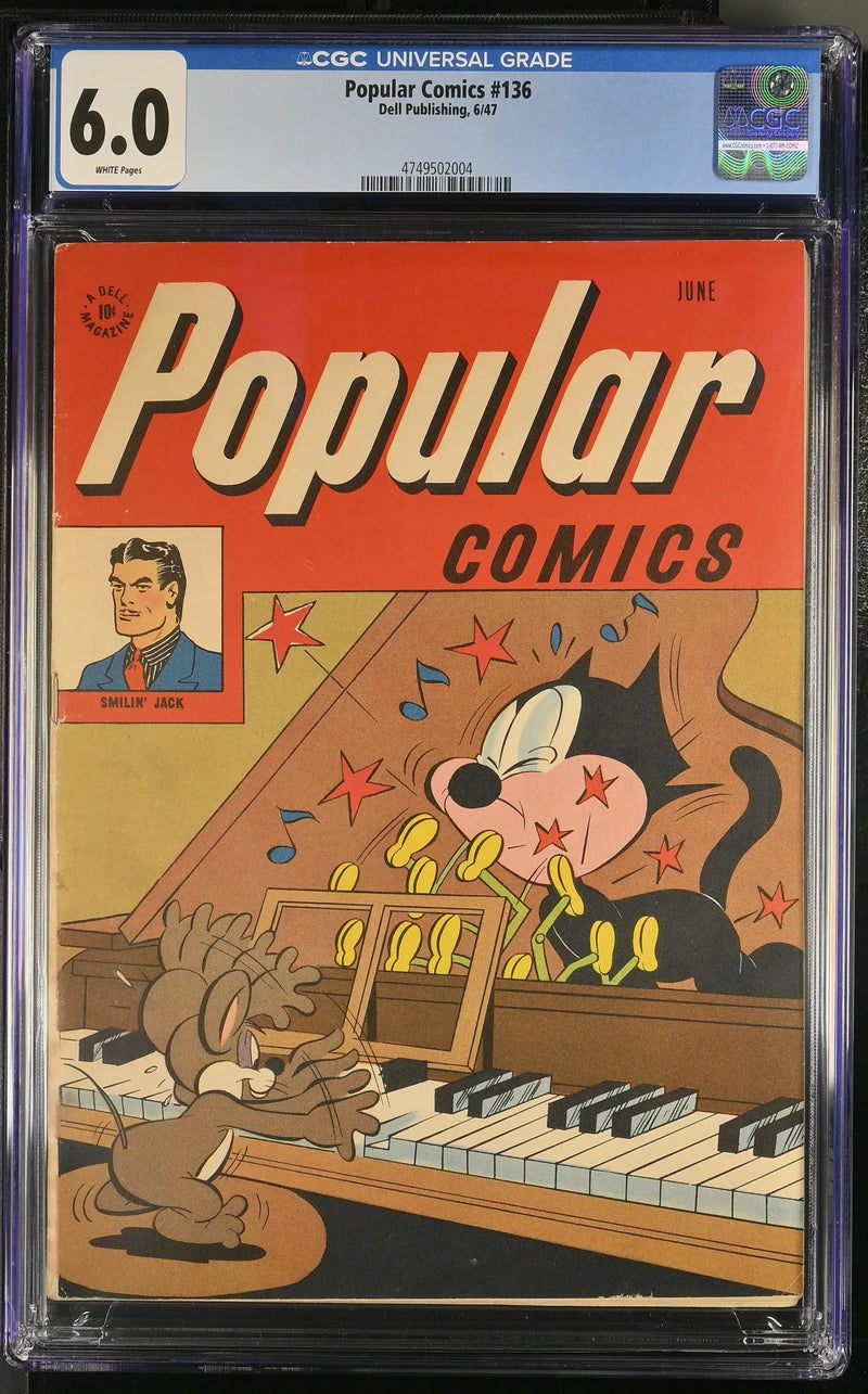 Popular Comics #136 (1947) Graded CGC 6.0 Fine - Back Issues