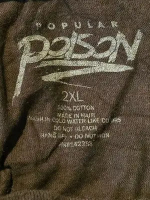 Popular PoisonShirt Mens 2XL Black Doberman Loyalty Street Legend Graphic - Apparel
