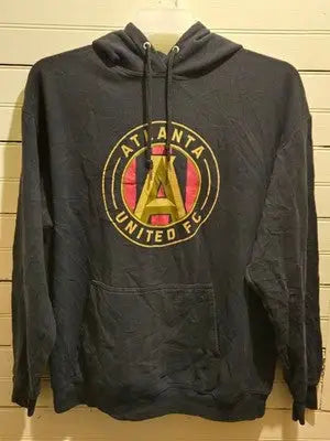 Port & Company Hoodie Mens L Black Atlanta United FC AJC Back Logo Pullover - Apparel
