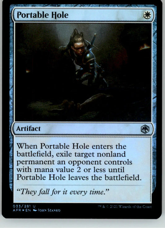 Portable Hole - Adventures in the Forgotten Realms - 33 - Foil NM Magic - Magic Card Single