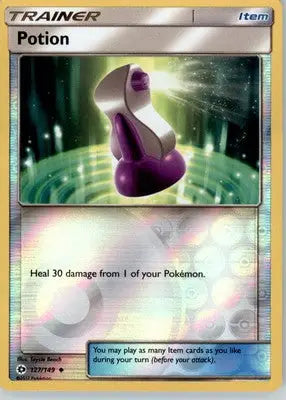 Potion - SM Base Set - Reverse Holo LP - #127/149 - Pokémon Card Single