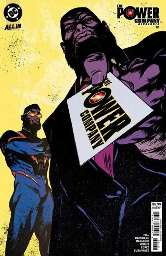 Comic book cover for Power Company Recharged #1 Sanford Greene Card Stock Variant