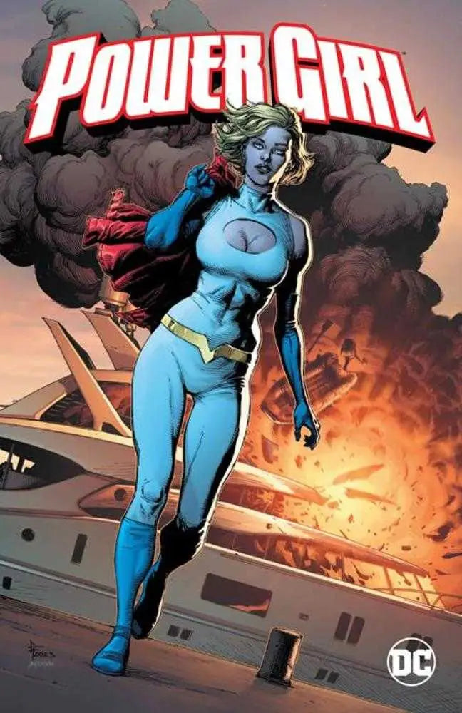 Power Girl comic book cover from Electric Dreams TPB Volume 01 featuring a kryptonian threat