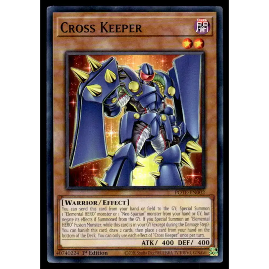 Power of the Elements #POTE-EN002 Cross Keeper Yugioh Trading Card - Yu-Gi-Oh! Card Single
