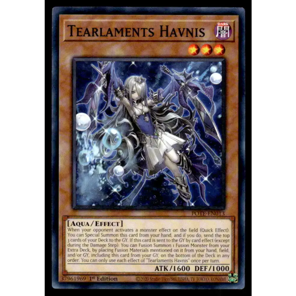 Power of the Elements #POTE-EN013 Tearlaments Havnis Yugioh Trading Card - Yu-Gi-Oh! Card Single