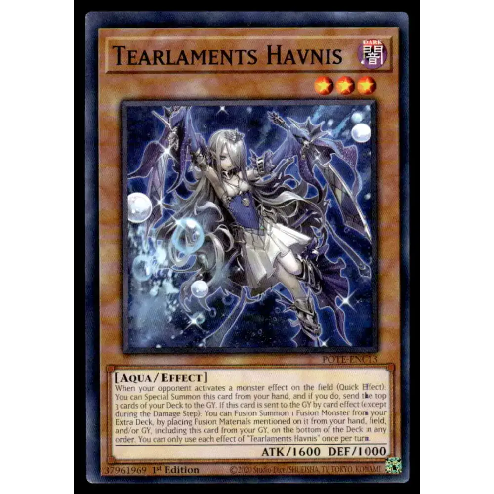 Power of the Elements #POTE-EN013 Tearlaments Havnis Yugioh Trading Card - Yu-Gi-Oh! Card Single
