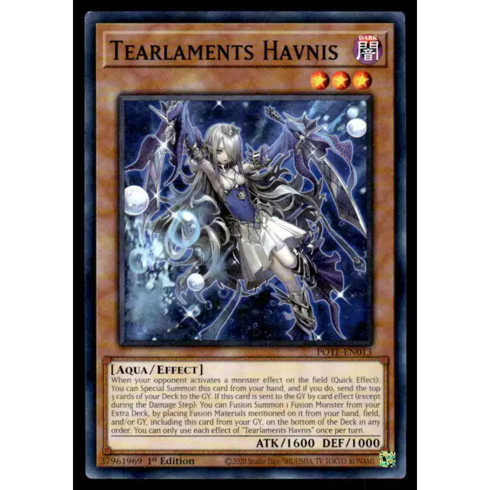 Power of the Elements #POTE-EN013 Tearlaments Havnis Yugioh Trading Card - Yu-Gi-Oh! Card Single