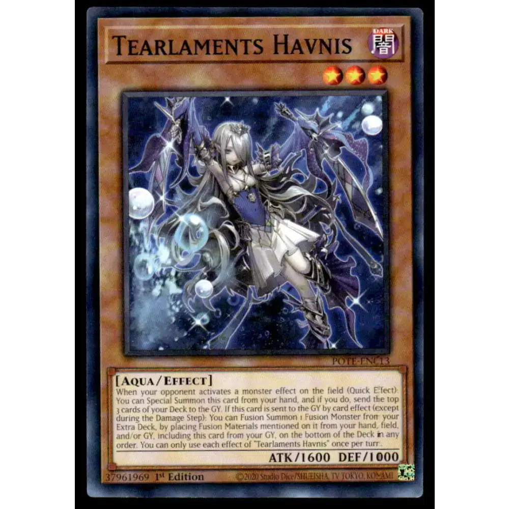 Power of the Elements #POTE-EN013 Tearlaments Havnis Yugioh Trading Card - Yu-Gi-Oh! Card Single