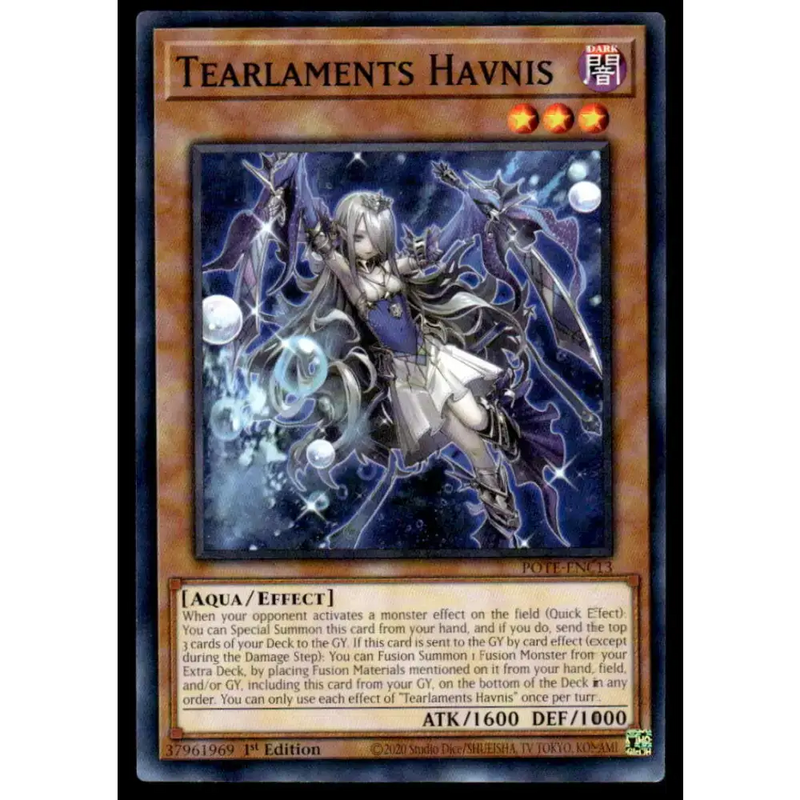 Power of the Elements #POTE-EN013 Tearlaments Havnis Yugioh Trading Card - Yu-Gi-Oh! Card Single