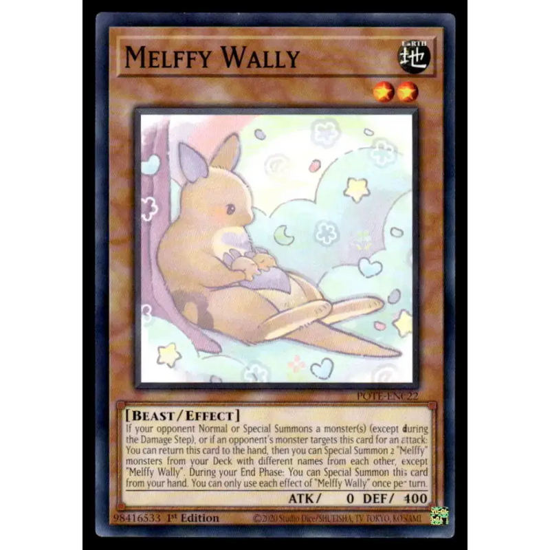Power of the Elements #POTE-EN022 Melffy Wally Yugioh Trading Card - Yu-Gi-Oh! Card Single