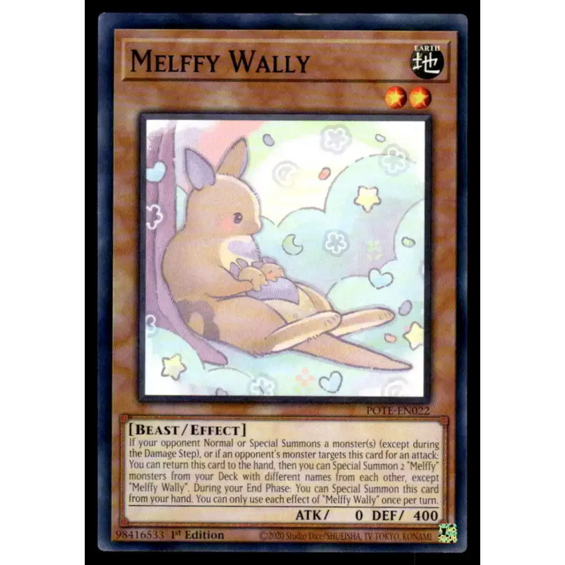 Power of the Elements #POTE-EN022 Melffy Wally Yugioh Trading Card - Yu-Gi-Oh! Card Single