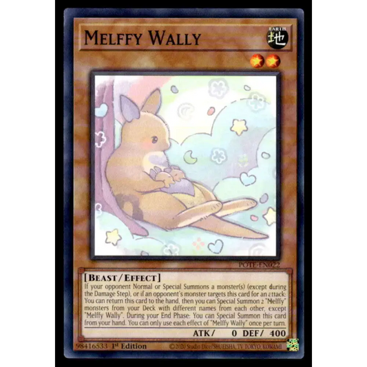 Power of the Elements #POTE-EN022 Melffy Wally Yugioh Trading Card - Yu-Gi-Oh! Card Single