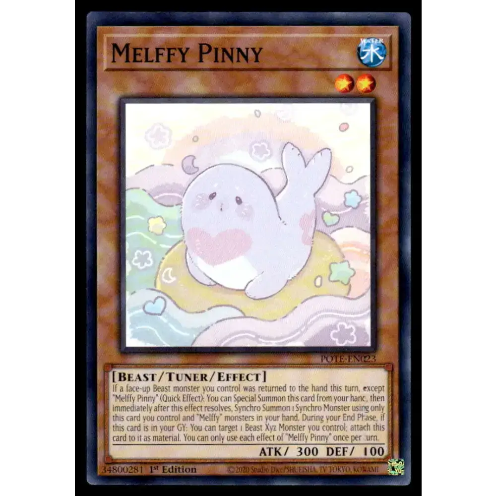 Power of the Elements #POTE-EN023 Melffy Pinny Yugioh Trading Card - Yu-Gi-Oh! Card Single