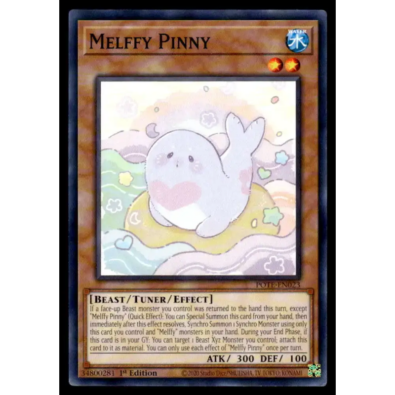 Power of the Elements #POTE-EN023 Melffy Pinny Yugioh Trading Card - Yu-Gi-Oh! Card Single