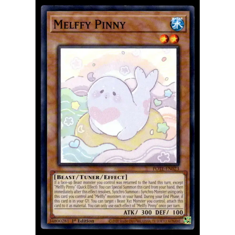 Power of the Elements #POTE-EN023 Melffy Pinny Yugioh Trading Card - Yu-Gi-Oh! Card Single