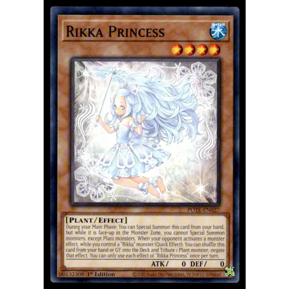 Power of the Elements #POTE-EN027 Rikka Princess Yugioh Trading Card - Yu-Gi-Oh! Card Single