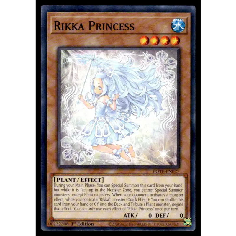 Power of the Elements #POTE-EN027 Rikka Princess Yugioh Trading Card - Yu-Gi-Oh! Card Single