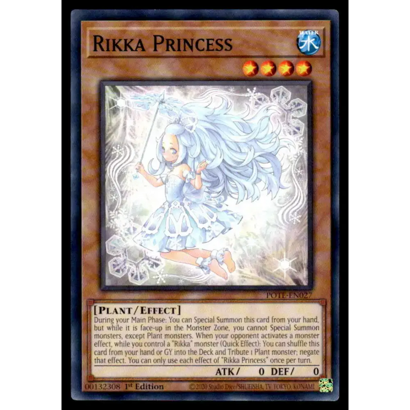 Power of the Elements #POTE-EN027 Rikka Princess Yugioh Trading Card - Yu-Gi-Oh! Card Single