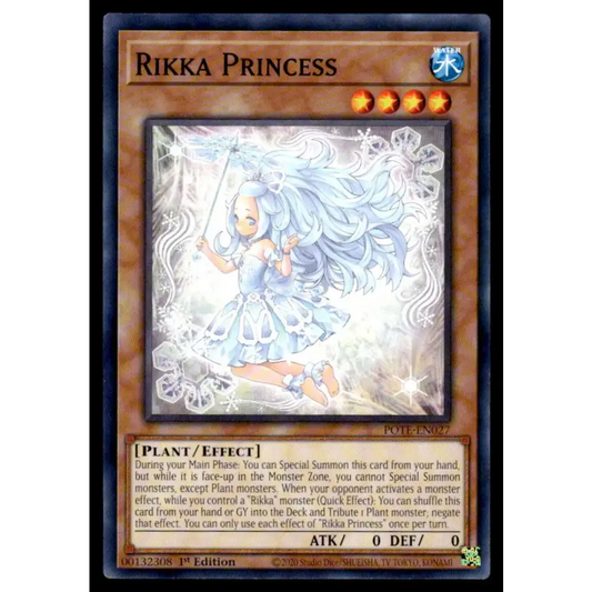 Power of the Elements #POTE-EN027 Rikka Princess Yugioh Trading Card - Yu-Gi-Oh! Card Single