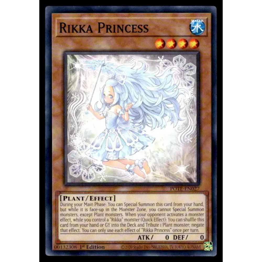 Power of the Elements #POTE-EN027 Rikka Princess Yugioh Trading Card - Yu-Gi-Oh! Card Single