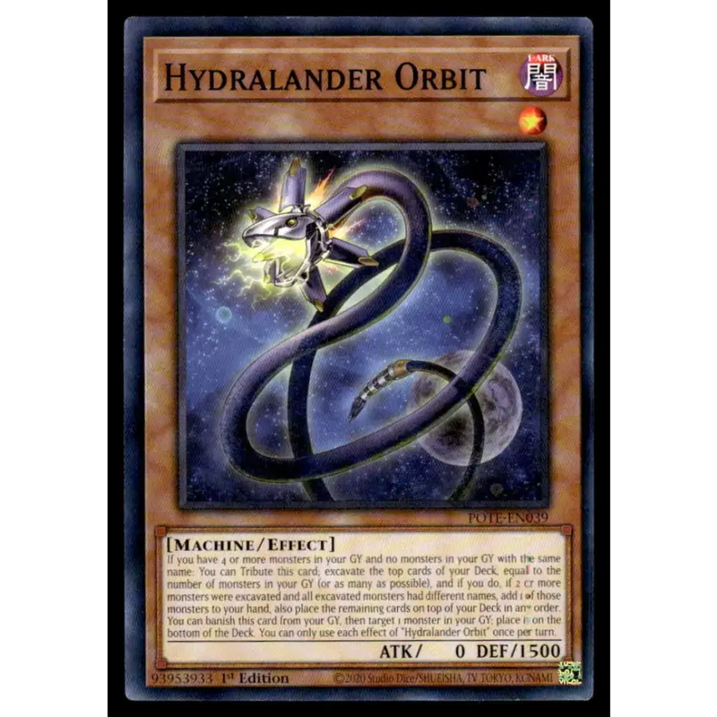 Power of the Elements #POTE-EN039 Hydralander Orbit Yugioh Trading Card - Yu-Gi-Oh! Card Single
