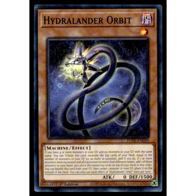 Power of the Elements #POTE-EN039 Hydralander Orbit Yugioh Trading Card - Yu-Gi-Oh! Card Single
