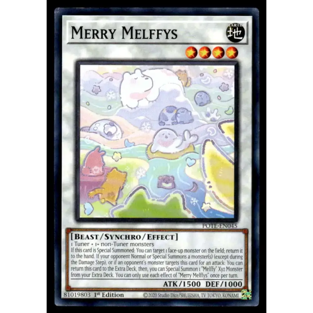 Power of the Elements #POTE-EN045 Merry Melffys Yugioh Trading Card - Yu-Gi-Oh! Card Single