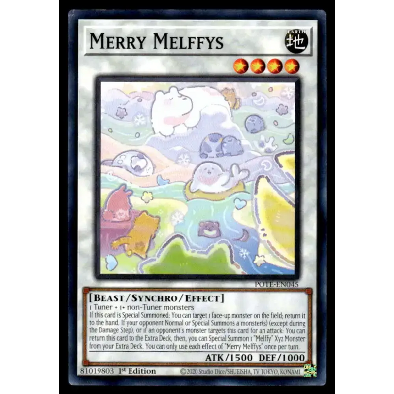 Power of the Elements #POTE-EN045 Merry Melffys Yugioh Trading Card - Yu-Gi-Oh! Card Single