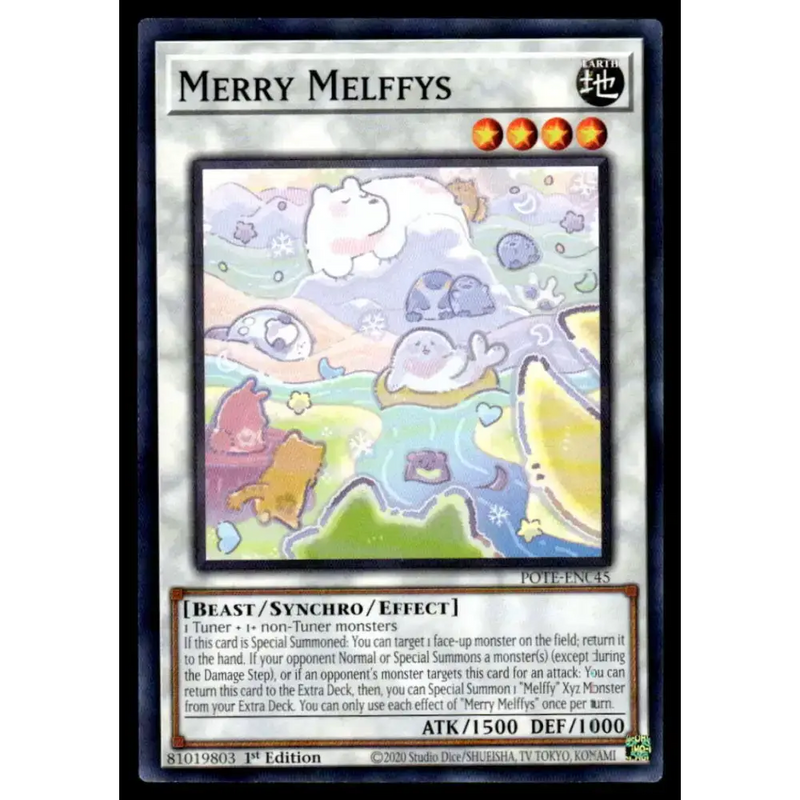Power of the Elements #POTE-EN045 Merry Melffys Yugioh Trading Card - Yu-Gi-Oh! Card Single
