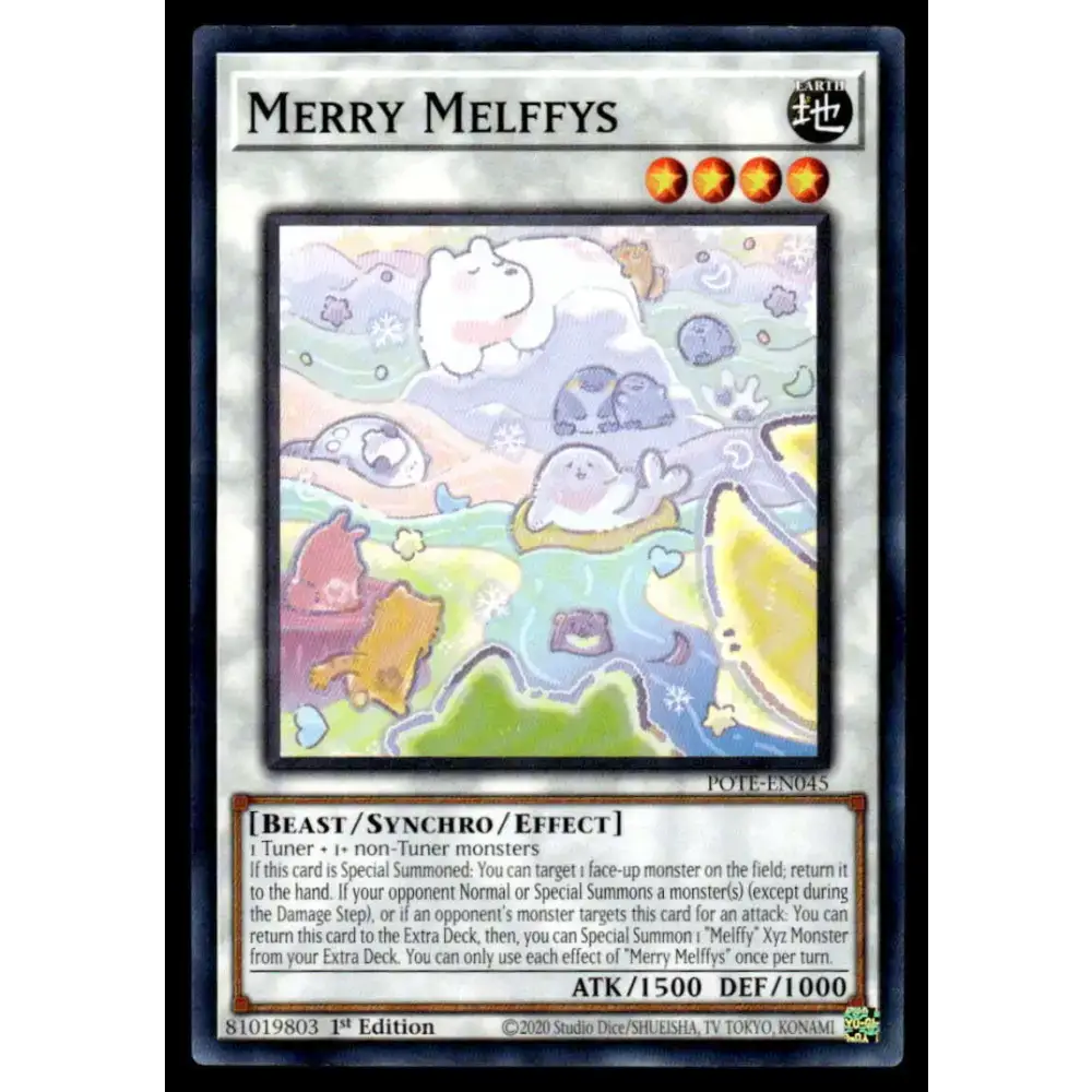 Power of the Elements #POTE-EN045 Merry Melffys Yugioh Trading Card - Yu-Gi-Oh! Card Single