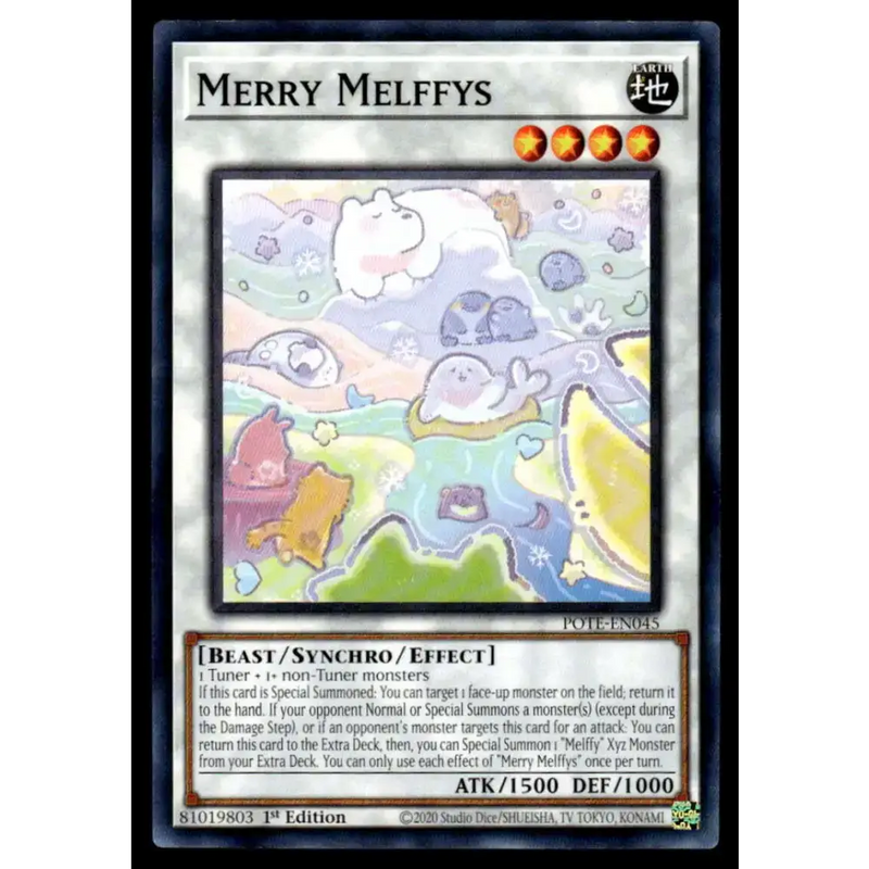 Power of the Elements #POTE-EN045 Merry Melffys Yugioh Trading Card - Yu-Gi-Oh! Card Single