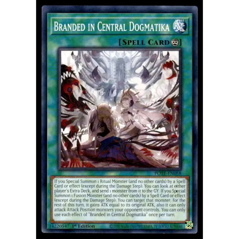 Power of the Elements #POTE-EN058 Branded in Central Dogmatika Yugioh Trading Card - Yu-Gi-Oh! Card Single