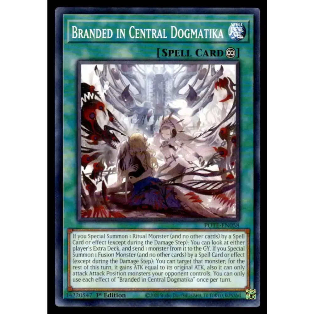 Power of the Elements #POTE-EN058 Branded in Central Dogmatika Yugioh Trading Card - Yu-Gi-Oh! Card Single