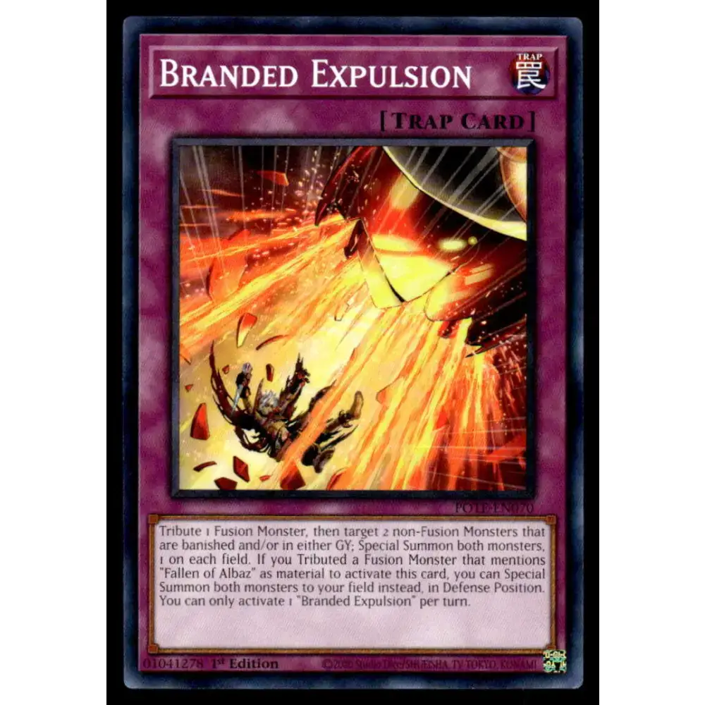 Power of the Elements #POTE-EN070 Branded Expulsion Yugioh Trading Card - Yu-Gi-Oh! Card Single