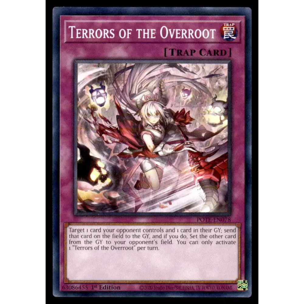 Power of the Elements #POTE-EN078 Terrors of the Overroot Yugioh Trading Card - Yu-Gi-Oh! Card Single