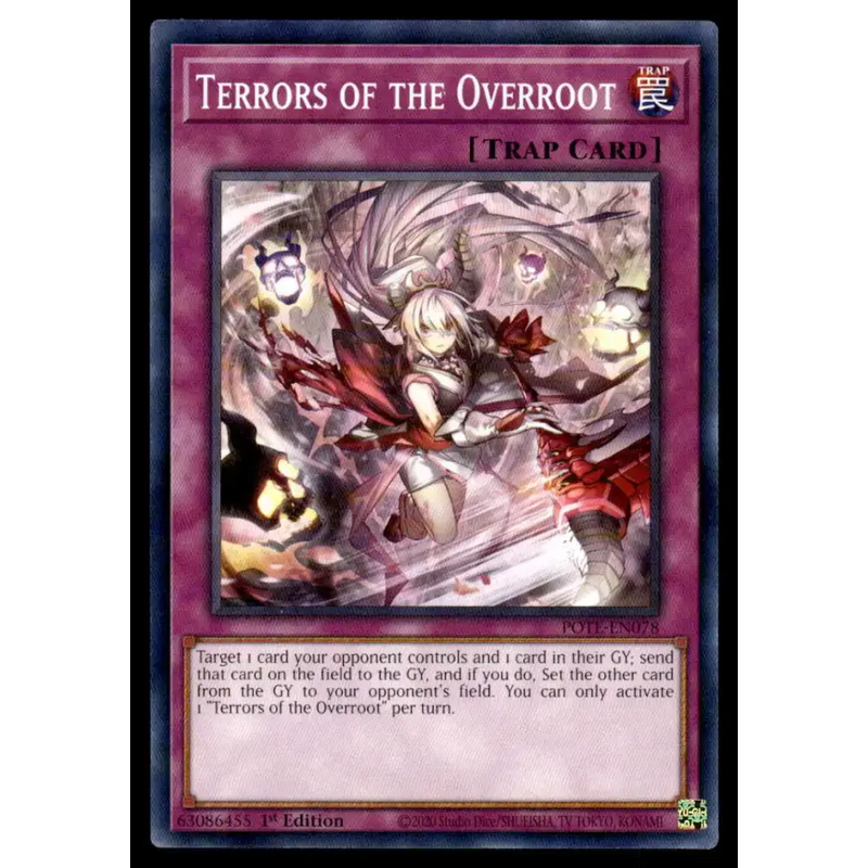 Power of the Elements #POTE-EN078 Terrors of the Overroot Yugioh Trading Card - Yu-Gi-Oh! Card Single